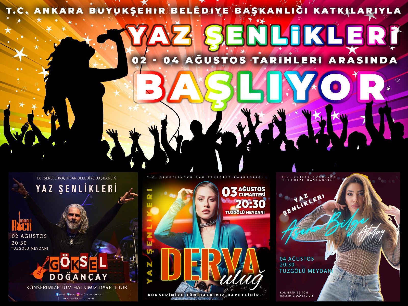 Şereflikoçhisar Konser Festival Derya Uluğ Asna Bilge Atalay Göksel Doğançay