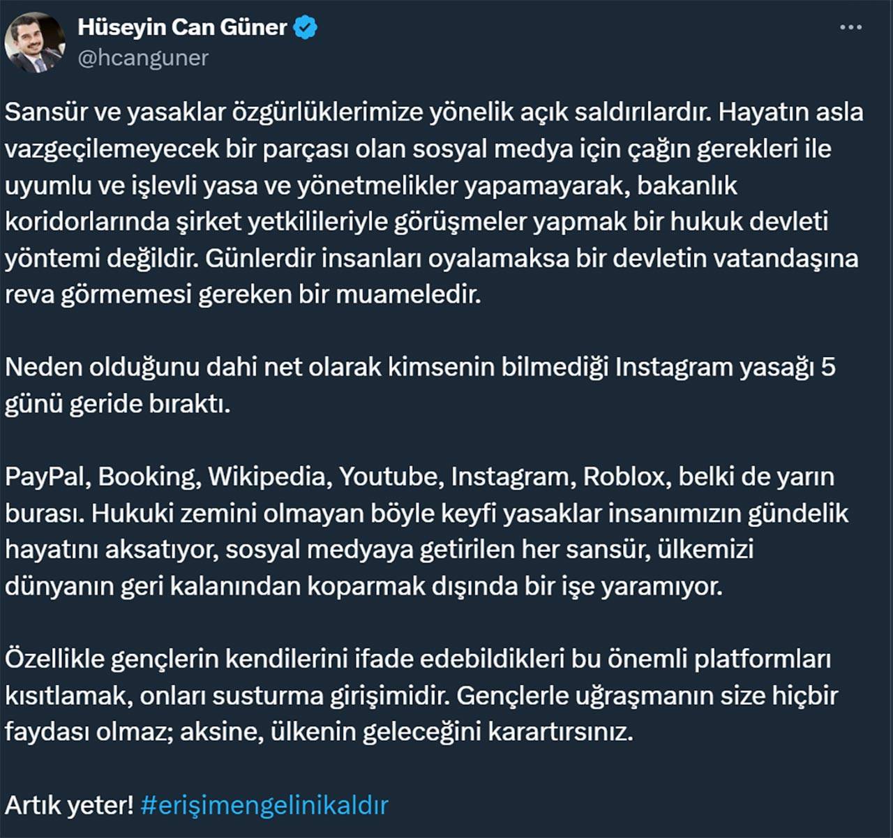 Hüseyin Can Güner Instagram