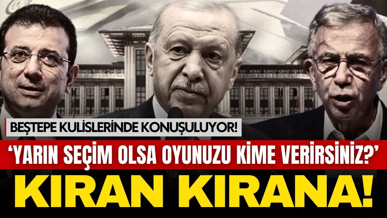 Beştepe'de konuşulan Cumhurbaşkanlığı MetroPOLL anketi: Erdoğan, Yavaş ve İmamoğlu yarışında kim önde?