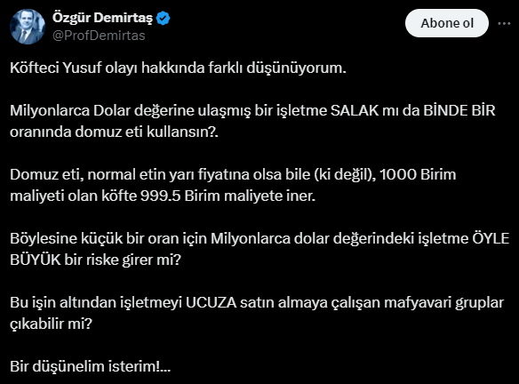 Zgur Demirtas Aciklama