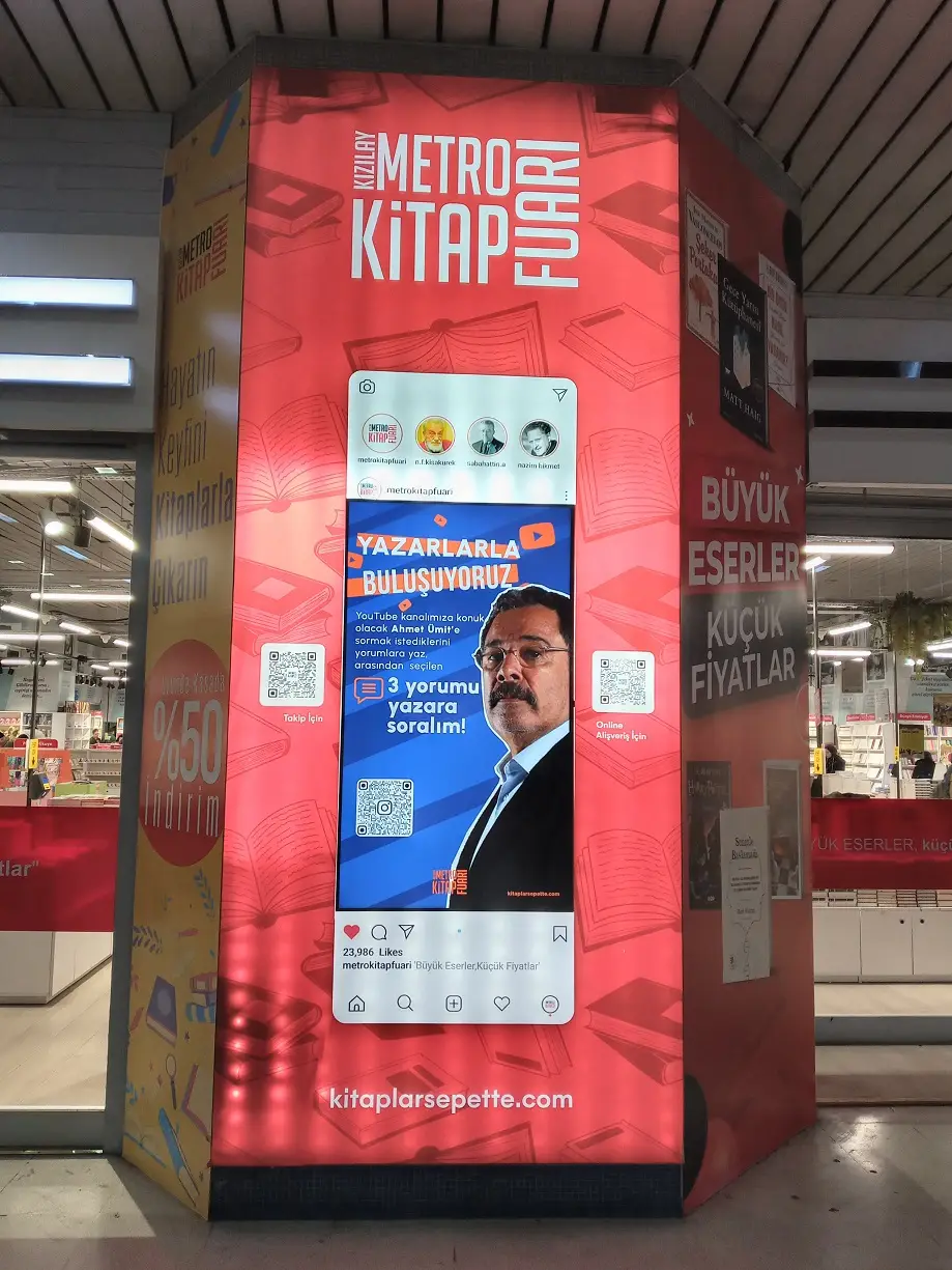 Ahmet Ümit Imza Günü Kızılay Metro Kitap Fuarı (2)