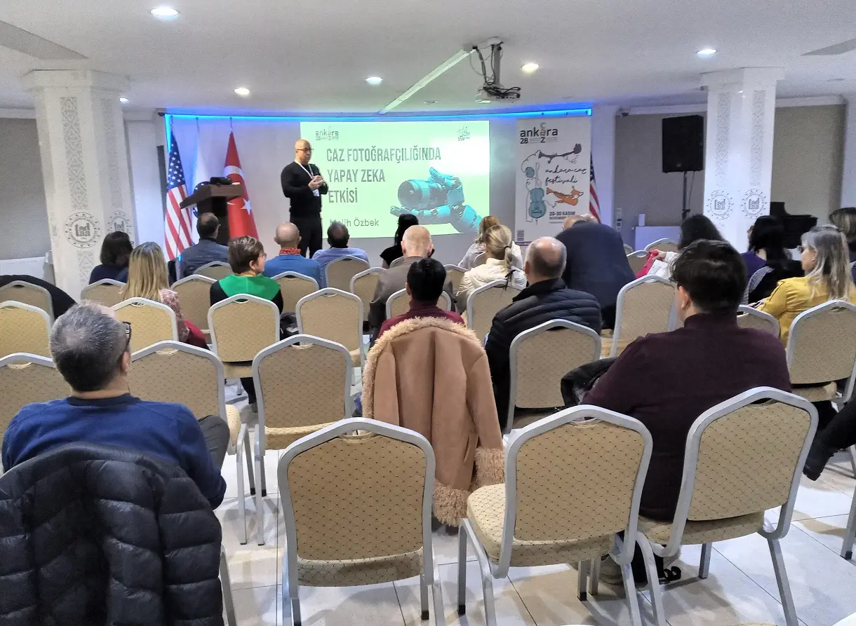 Ankara Caz Festivali Tad Melih Özbek Foto Yapay Zeka Ai