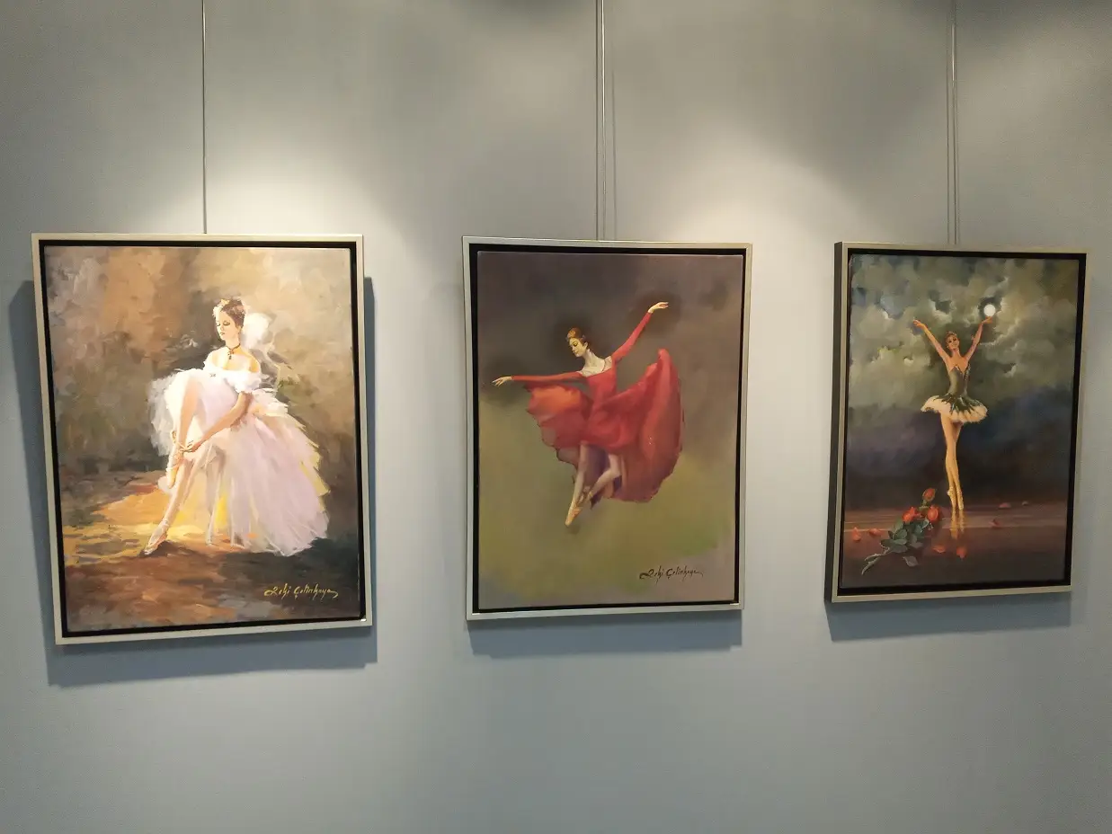 Balerinler Zeki Çetinkaya Fırça Sanat Galerisi (1)