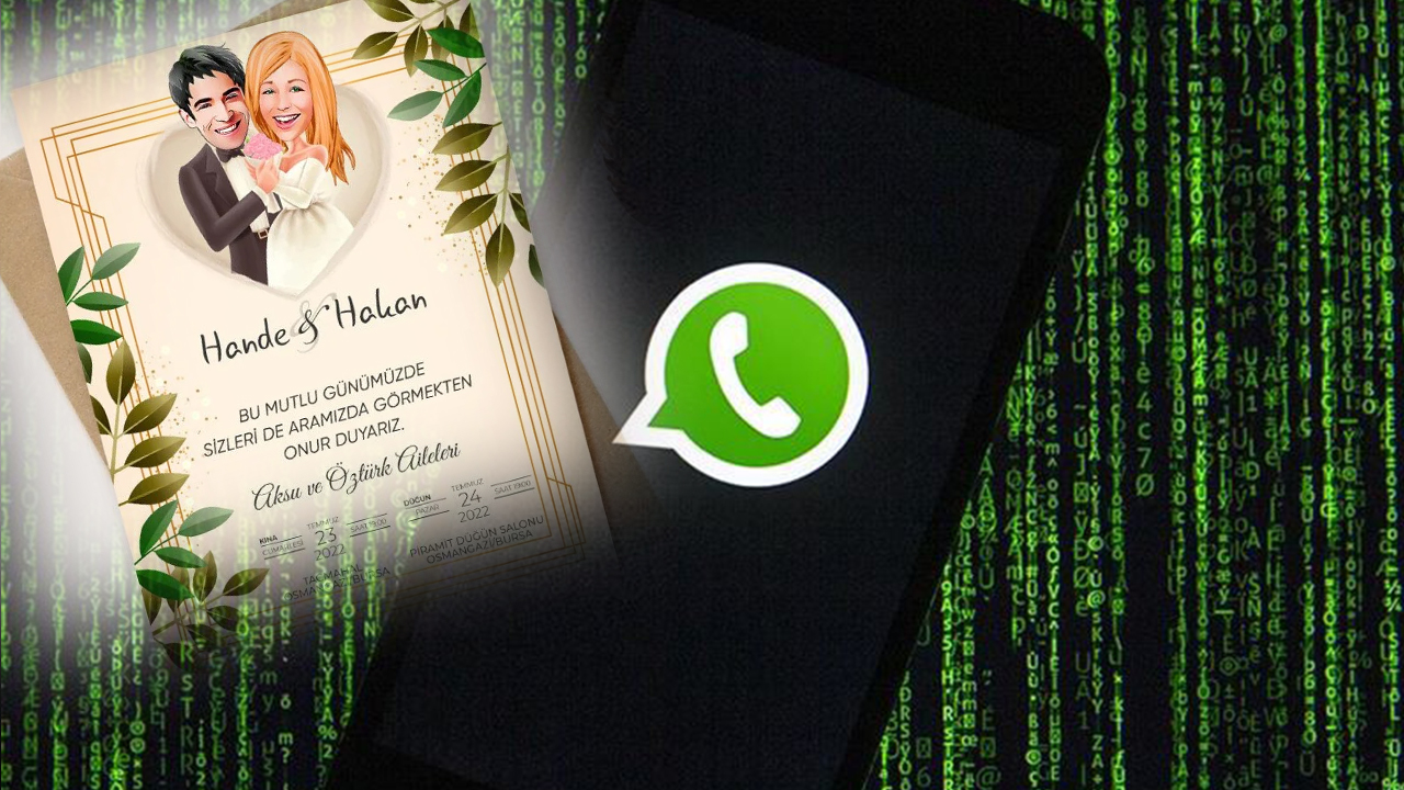 Dolandırıcılardan düğün davetiyeli yeni tuzak! WhatsApp’tan böyle ağlarına düşürüyorlar!