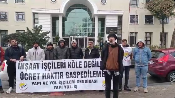 Inşaat Işçileri Eylem Ankara