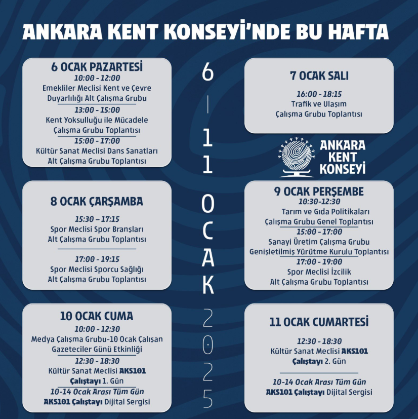 Ajkk Haftalık Program