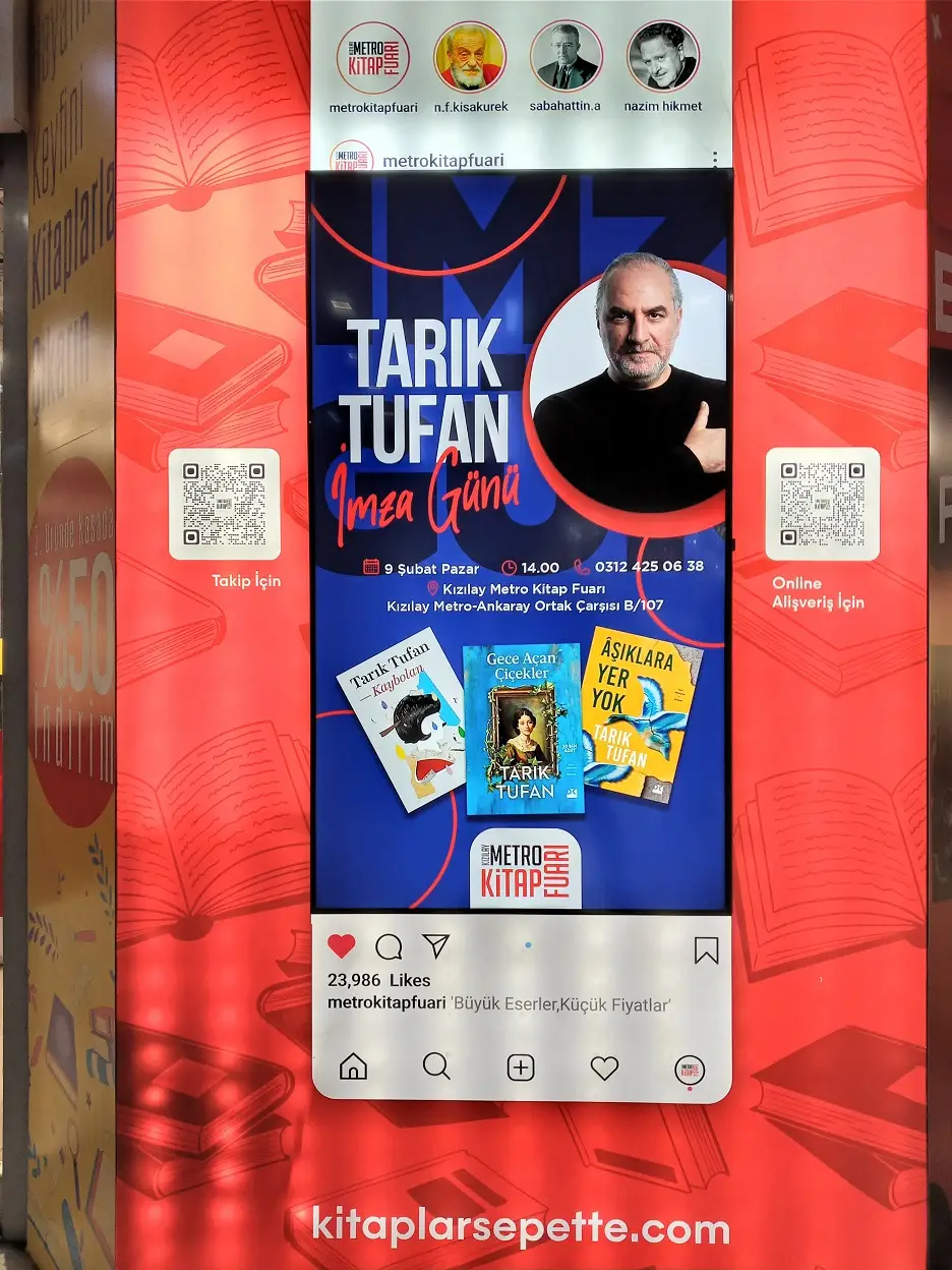 Yazar Tarık Tufan Imza Günü Kızılay Metro Kitap Fuarı (2)