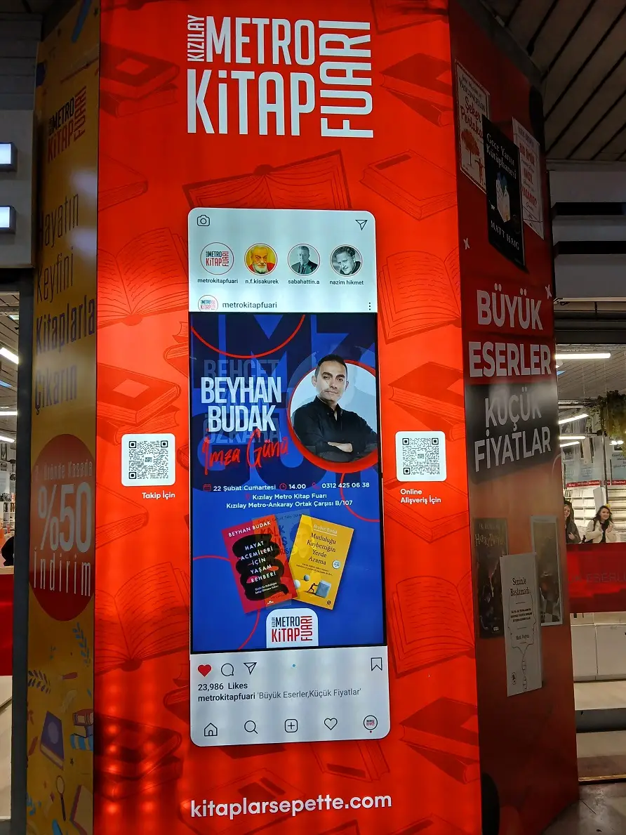 Beyhan Budak Kitap Imza Günü Kızılay Metro Kitap Fuarı (1)