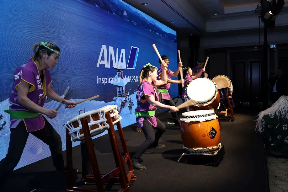 Japon Taiko Davul Gosterisi