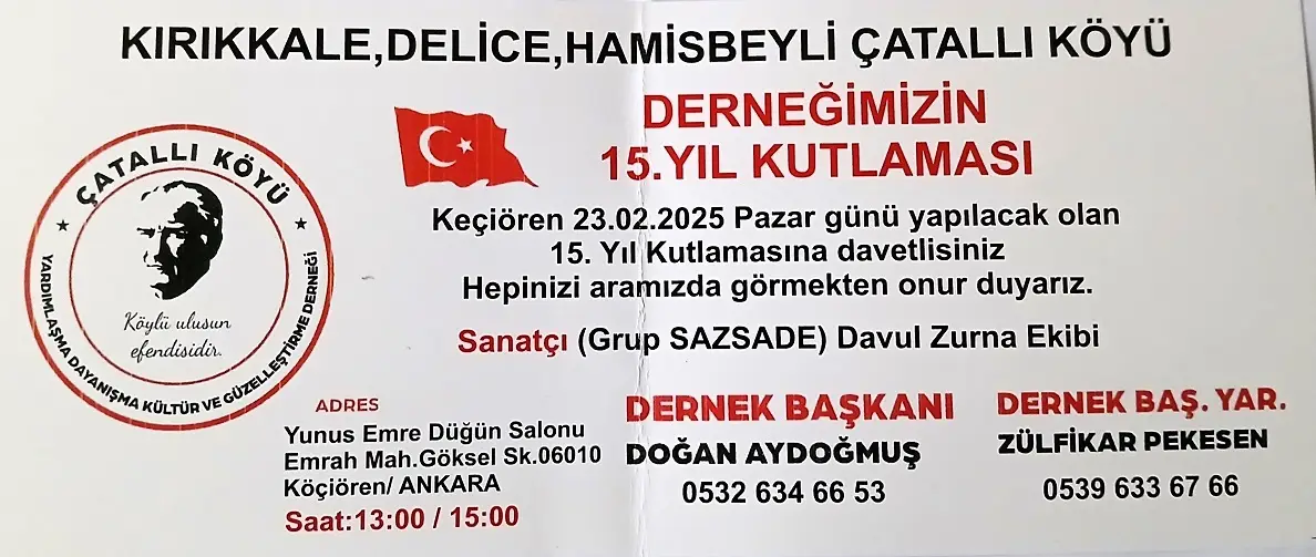 Kırıkkale Delice Hamisbeyli Çatallı Köyü Derneği Doğan Aydoğmuş (4)