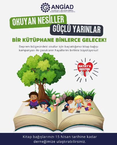 Angiad Kitap Bağışı