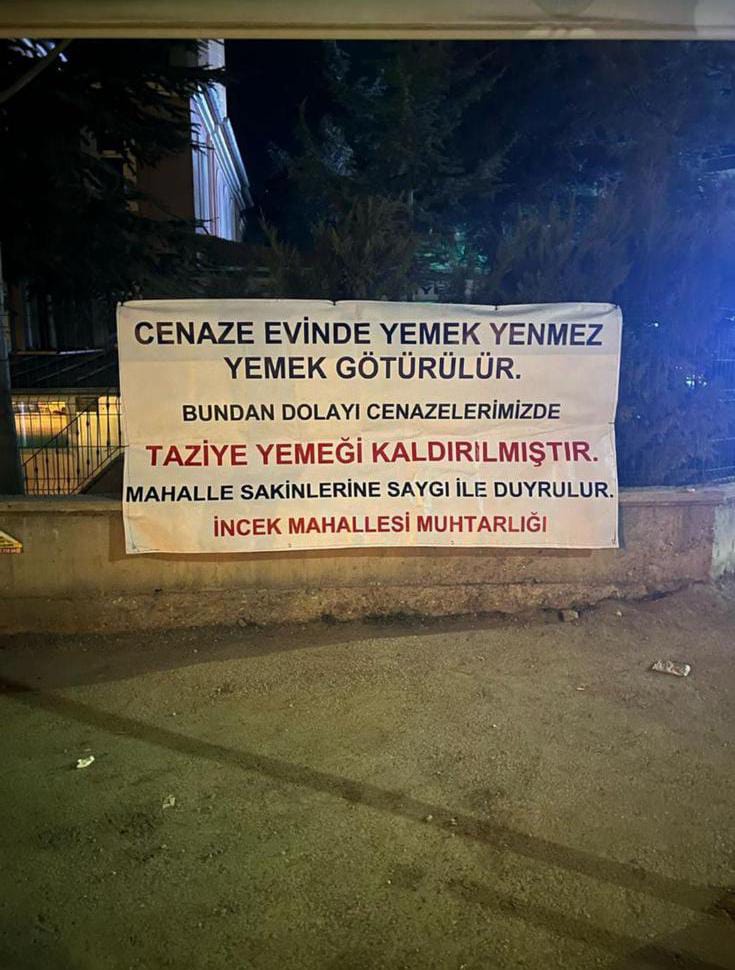 Ankara Da Cenaze Yemeği Vermek Yasaklandı (2)