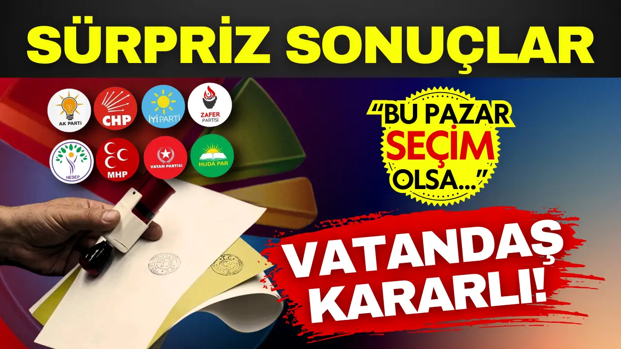 ORC Araştırma'nın son seçim anketi dikkat çekti: O parti yine zirveye yerleşti!