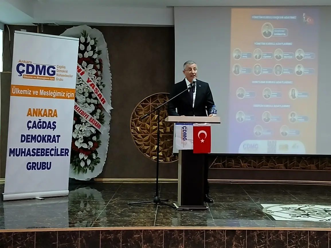 Çağdaş Demokrat Muhasebeciler Grubu Çdmg Asmmmo Aday Tanıtım Turgut Bahadır