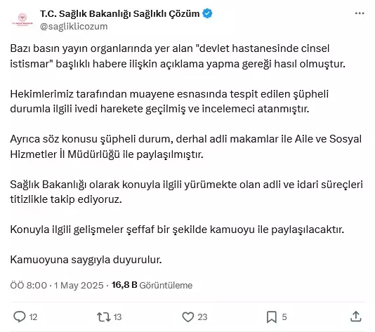 Devlet Hastanesindeki Cinsel Istismar Boyle 12576025 3282 M