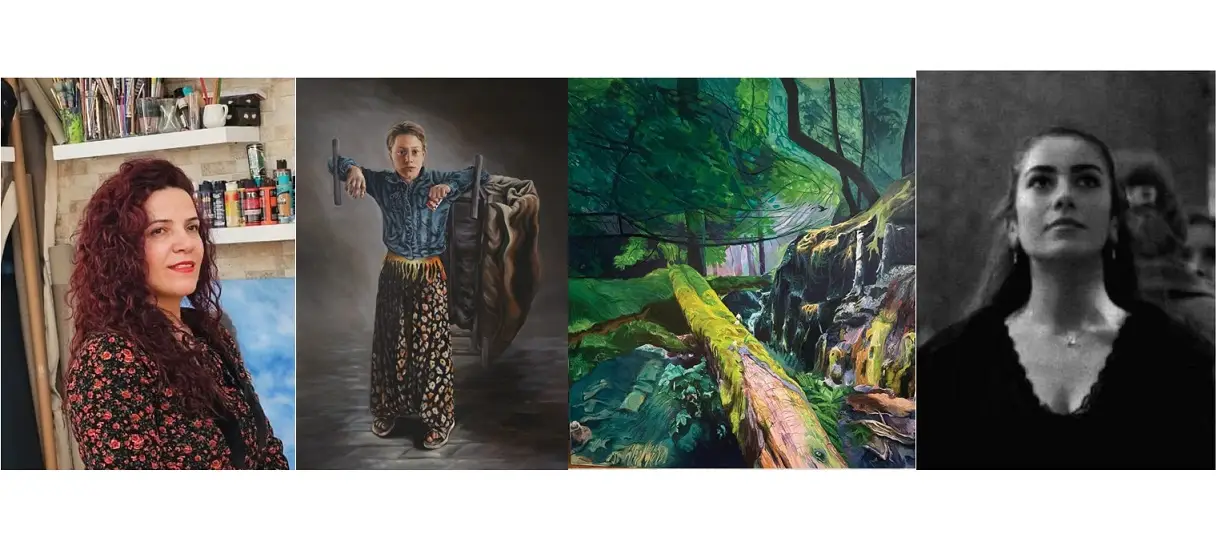 Ayşe Avşar Fadime Yücel Kadın Ressam Fırça Sanat