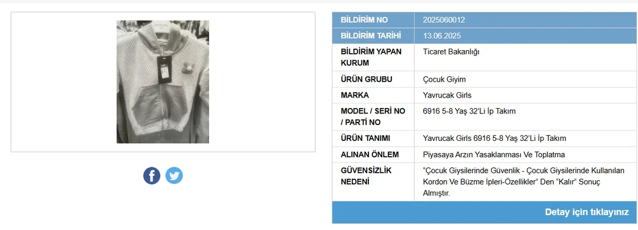 Cocuk Urunleri Sagliga Zararli Cikti