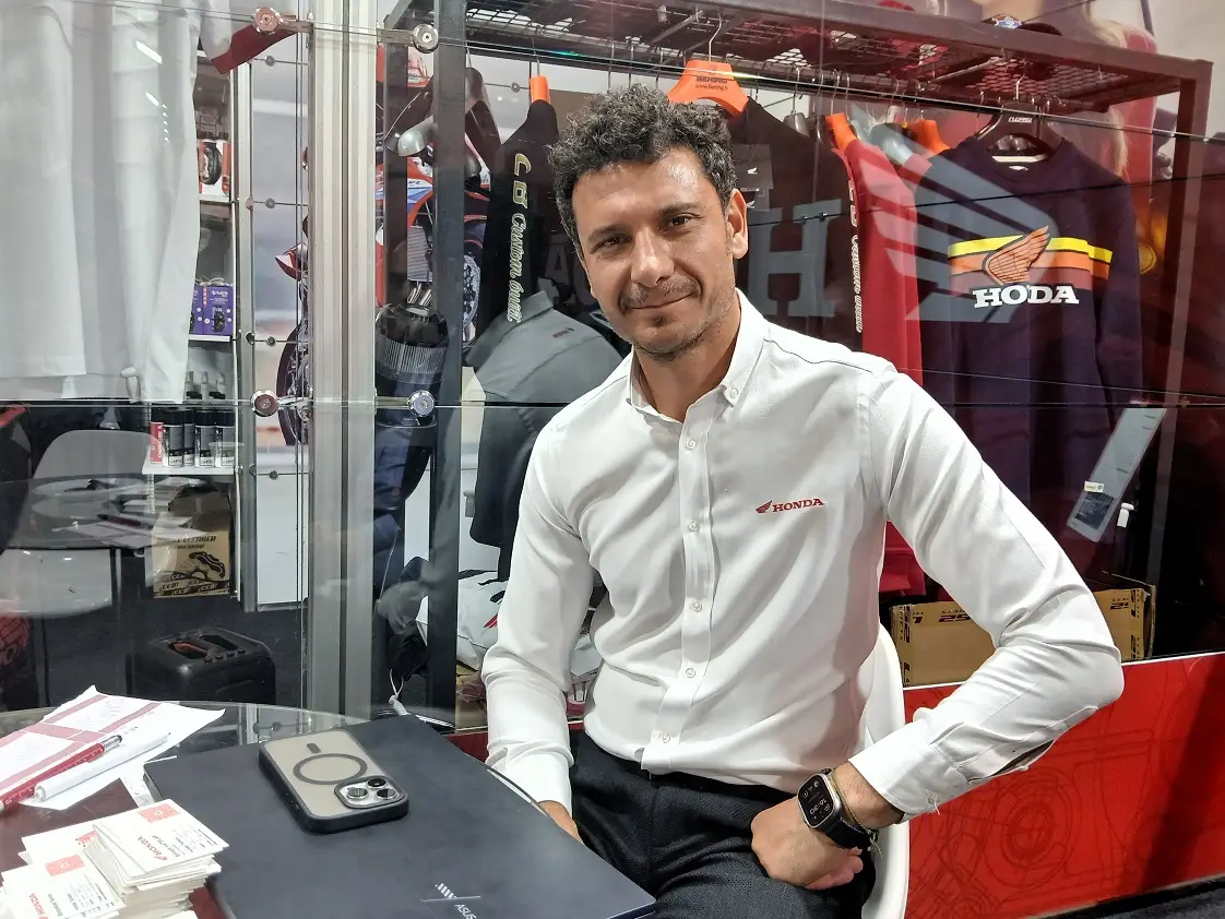 Honda Tansoy Şube Müdürü Fethi Tan Motosiklet Fuarı Anfa