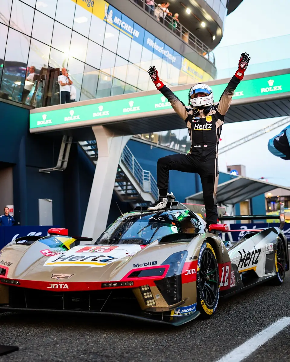 Lemans 24 Saat Cadillac Hertz Team Jota’nın İngiliz Sürücüsü Alex Lynn Hyperpole (1)