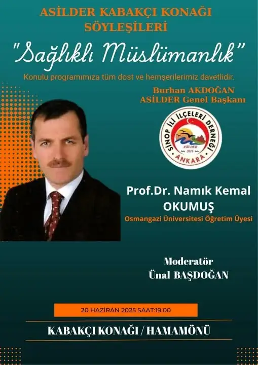 Osmangazi Üniversitesi Öğretim Üyesi Namık Kemal Okumuş Sağlıklı Müslümanlık Asilder