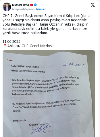 Screenshot 2025 06 11 At 16 41 02 Tanju Özcan Için Yüksek Disiplin Kuruluna Sevk Talebi!