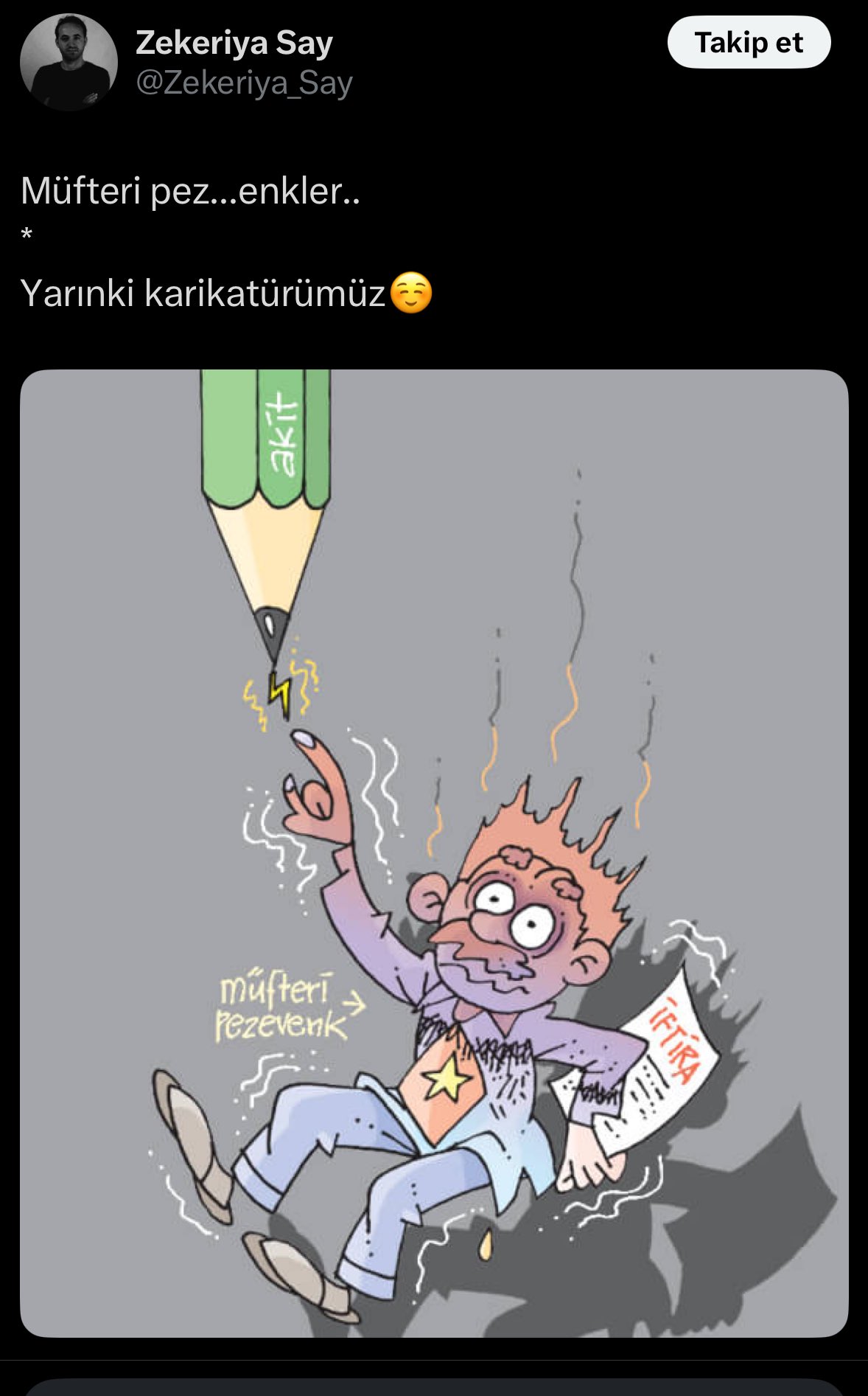Zekariya Say Karikatür