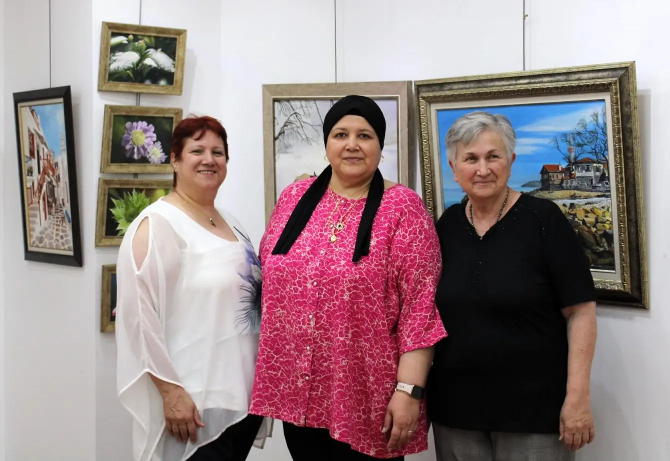 Elmas Yalçın Ressam Jale Akıncı Kaat’ı Meltem Bozdağ Tesk Sanat