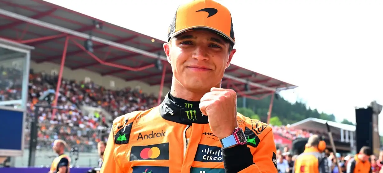 F1 Belçika Gp Lando Norris Mclaren Sıralama Pole-1