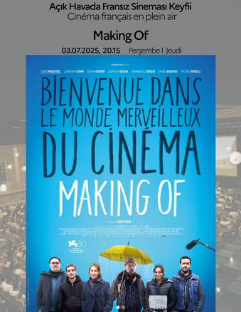 Screenshot 2025 07 01 At 14 07 04 Institut Français Ankara Instagram 🇹🇷 Si̇nema ǀ Açık Havada Fransız Sineması Keyfi 🎥 Making Of 📌3 Temmuz Perşembe 20.15 @Cermodern #Ankara 🎫Bilet Ücreti 200 Tl Biletler Bilet[...]