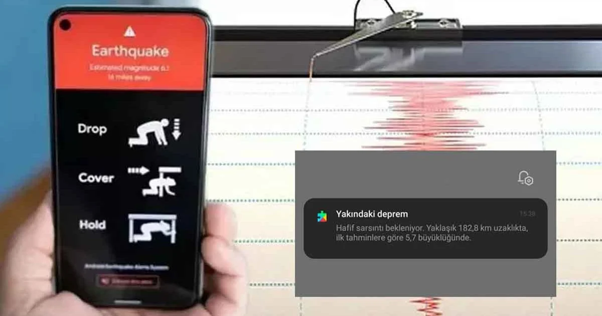 Goole Deprem Uyarısı