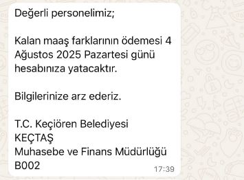 Keçiören Maaş