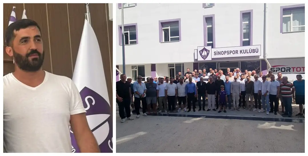 Sinop Spor Genel Kurul Yeni Kulüp Başkanı Mahmut Özyılmaz