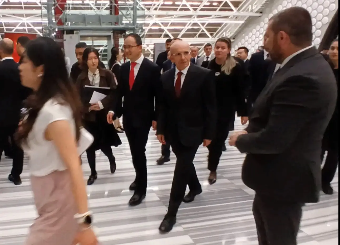 Çin Ankara Büyükelçisi Jiang Xuebin Hazine Maliye Bakanı Mehmet Şimşek Cso Ada Ankara (1)