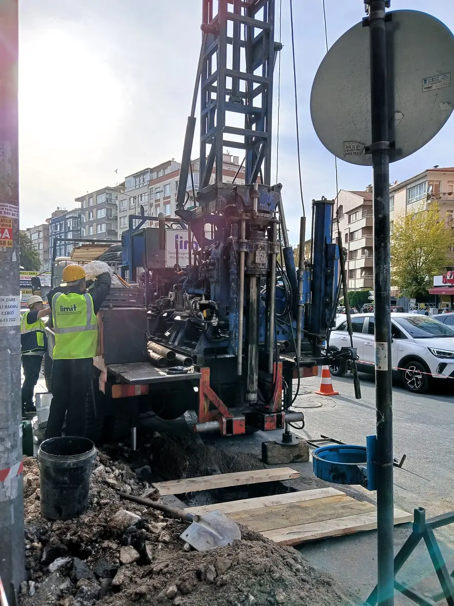 Mamak Metrosu Zemin Etüdü Çalışması Ankaray Dikimevi Istasyonu (5)
