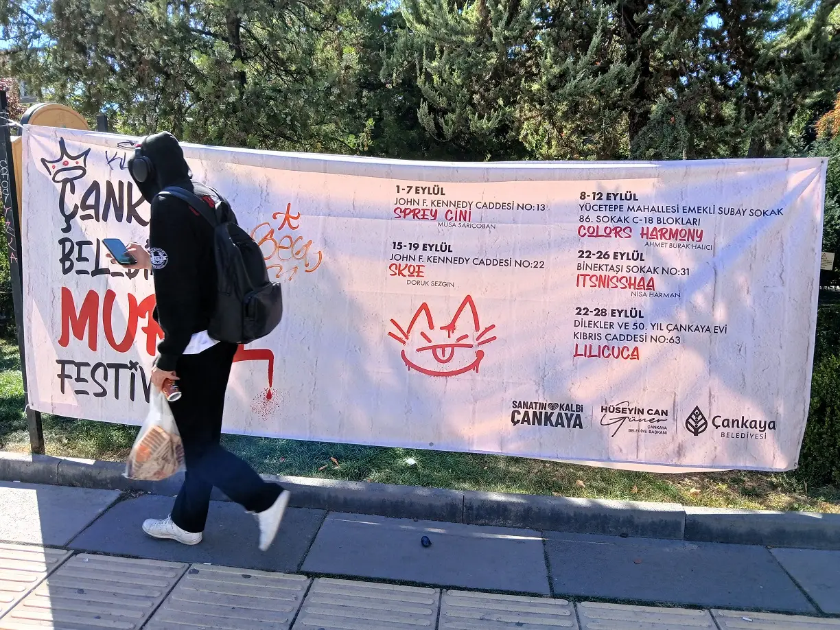 Musa Sarıçoban Sprey Cini J F Kennedy Caddesi No 13 Mural Festivali Duvar Resmi Çankaya Belediyesi (4)