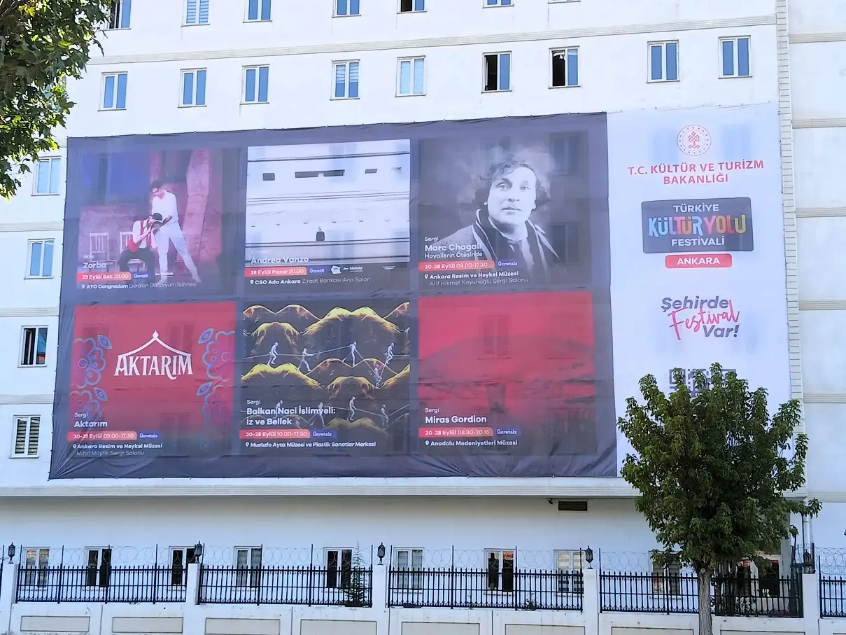 Saimekadın Öğrenci Yurdu Ankara Türkiye Kültür Yolu Festivali Afiş (2)