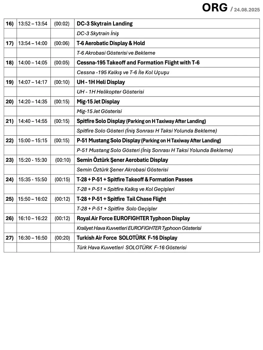 Shg Airshow Sivrihisar Hava Gösterileri 21 Eylül 2025 (2)