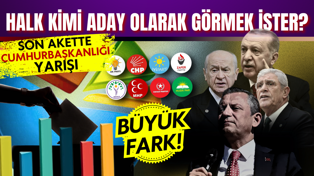 Son ankette cumhurbaşkanlığı yarışı: Halk kimi aday olarak görmek istiyor?