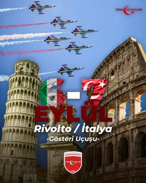 Türk Yıldızları Turkish Stars Akrobasi Ekibi Rivolto Italya