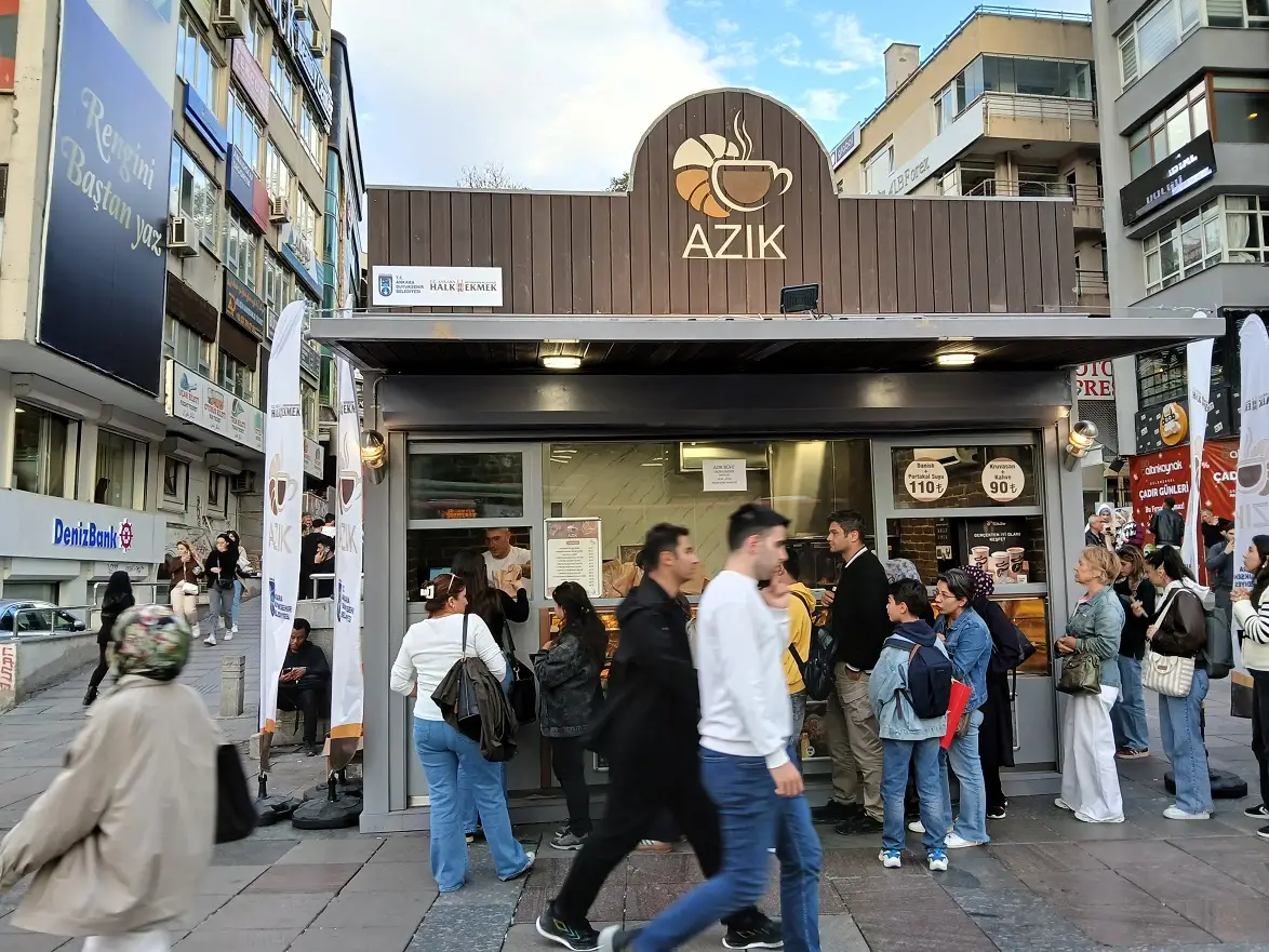 Ankara Halk Ekmek Azık Büfe Kafe Kızılay Atatürk Bulvarı (1)