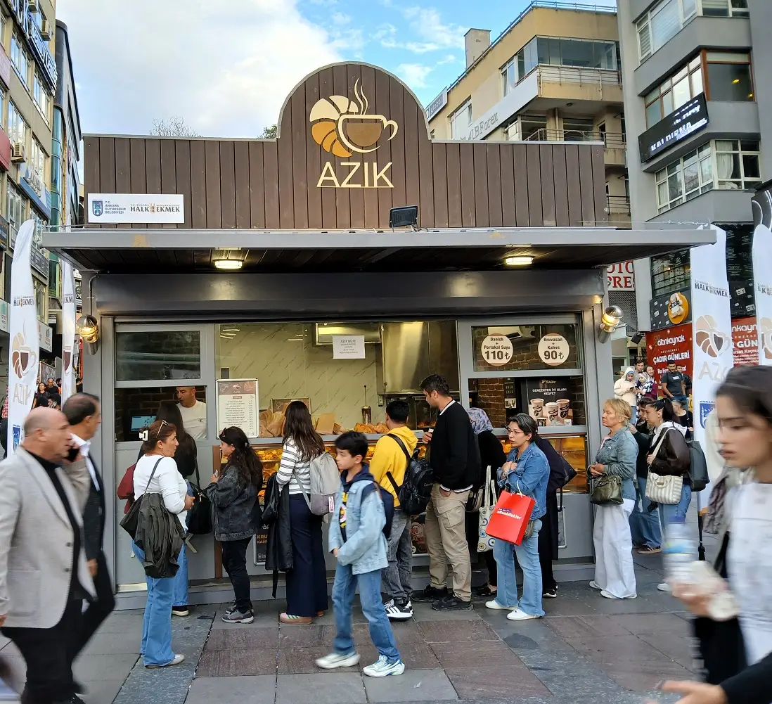 Ankara Halk Ekmek Azık Büfe Kafe Kızılay Atatürk Bulvarı (2)