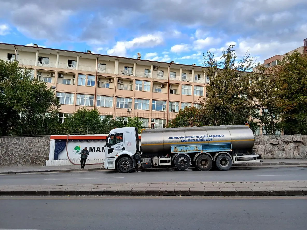Ankara Üniveritesi Cebeci Hastanesi Su Kesintisi Aski Su Tankeri