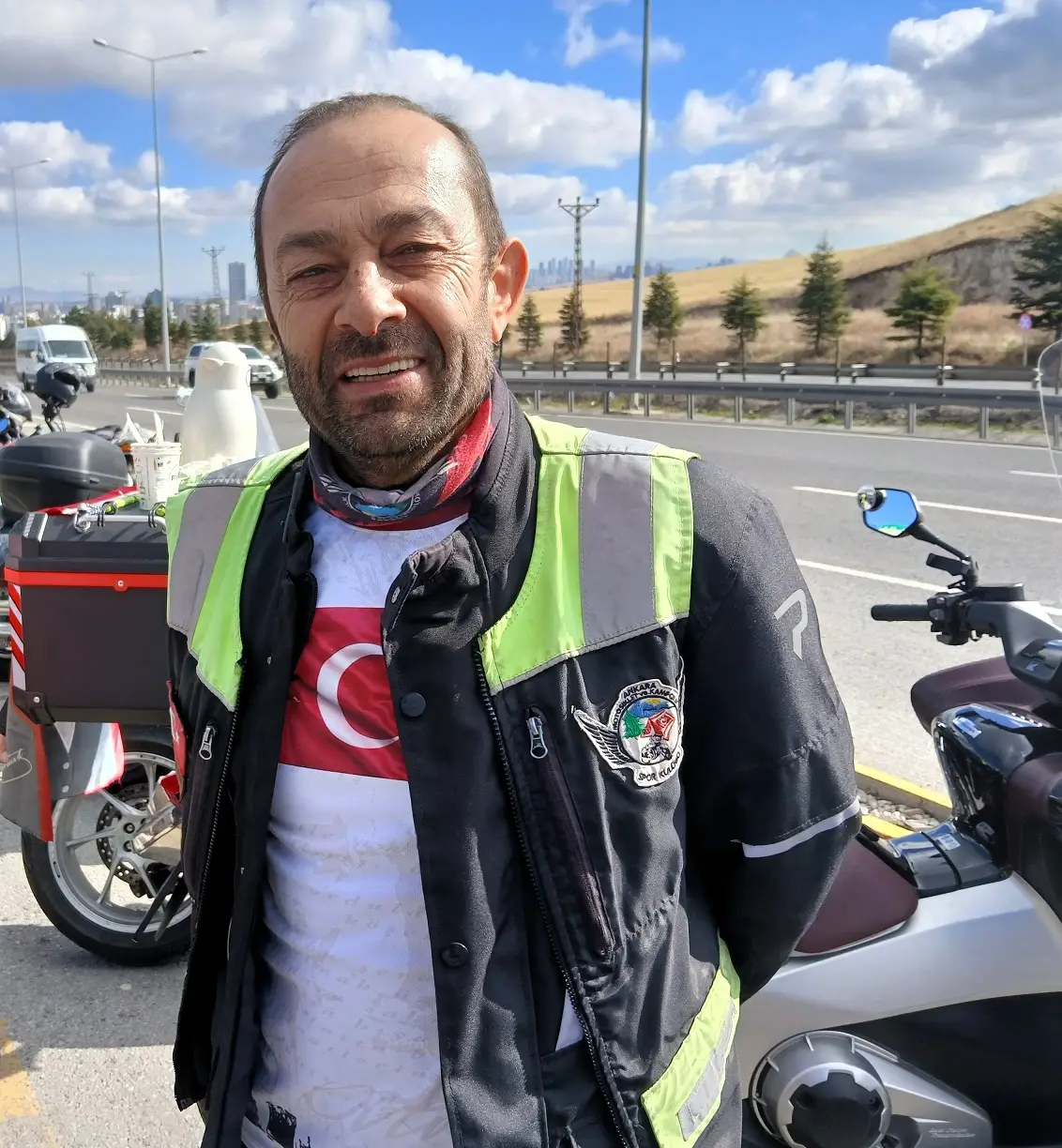 Anmokask Cengiz Çokan Polatlı Demir Atlar 29 Ekim Cumhuriyet Kortej Konvoy Motosiklet