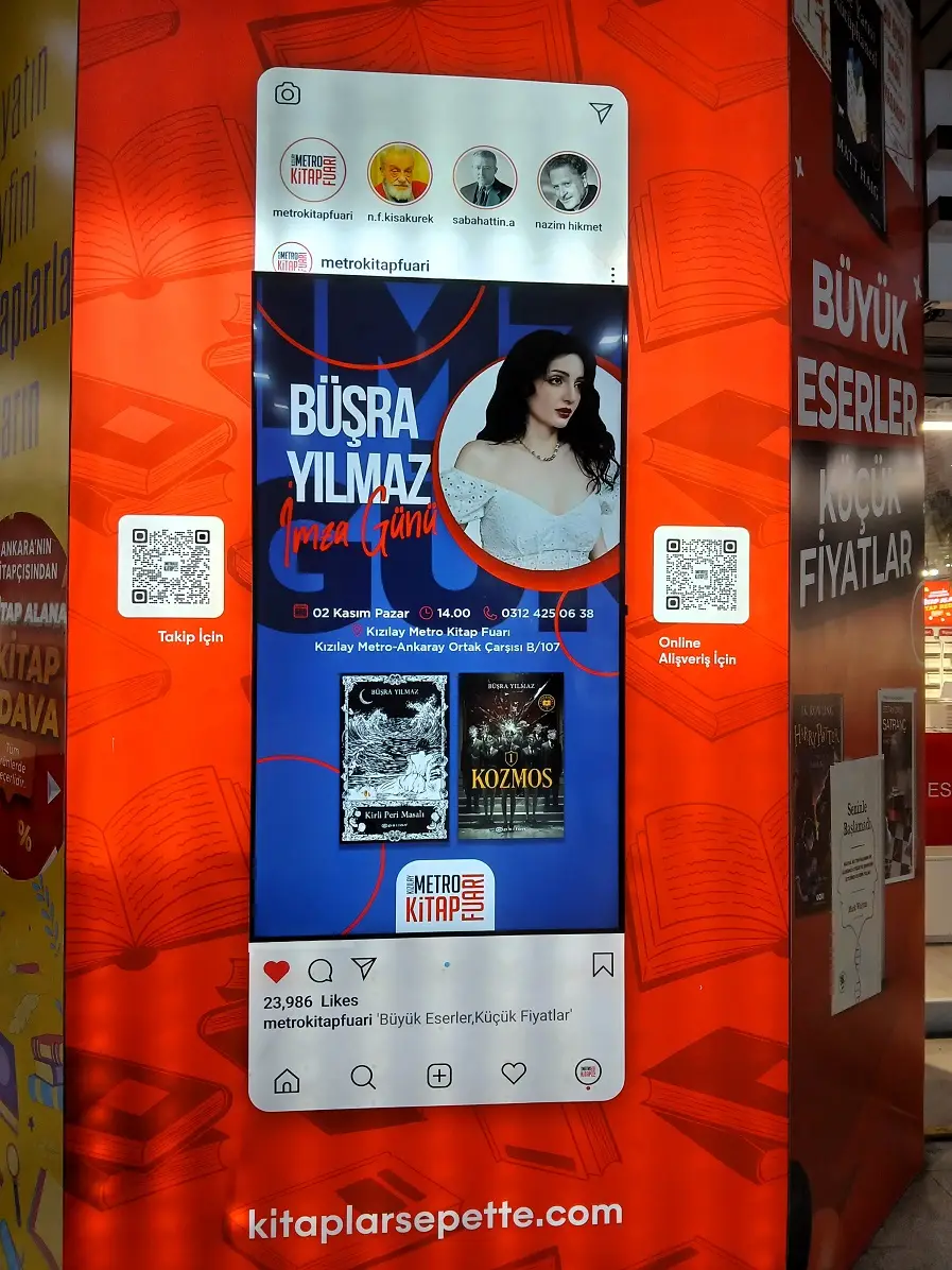 Büşra Yılmaz İmza Günü Kızılay Metro Kitap Fuarı (1)