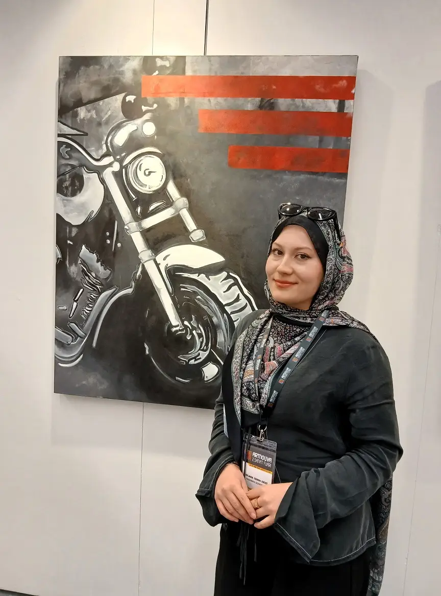 Ceren Ekici Kararan Dünyamız Motosiklet Artnouva Sanat Fuarı Congresium (2)