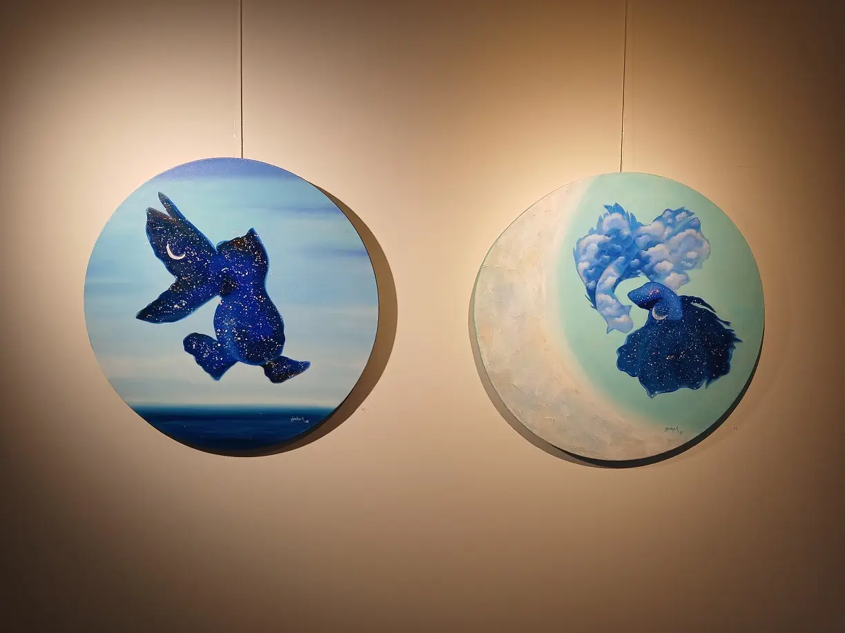 Esra Berk Balıklar Resim Sergisi Nurol Sanat Galerisi (4)