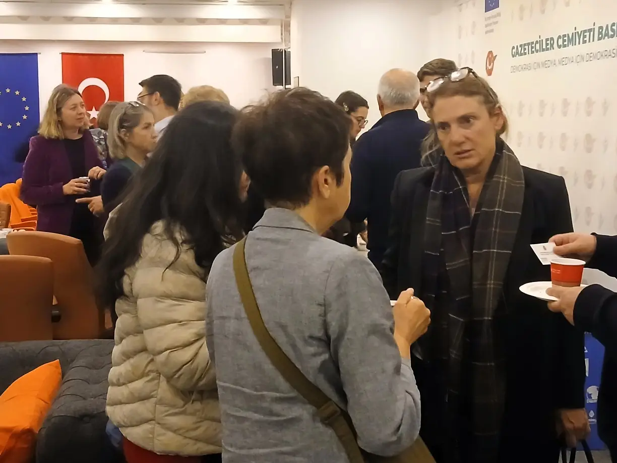 İspanya Ankara Büyükelçisi Cristina Latorre Sancho Gazeteciler Cemiyeti Basın Evi