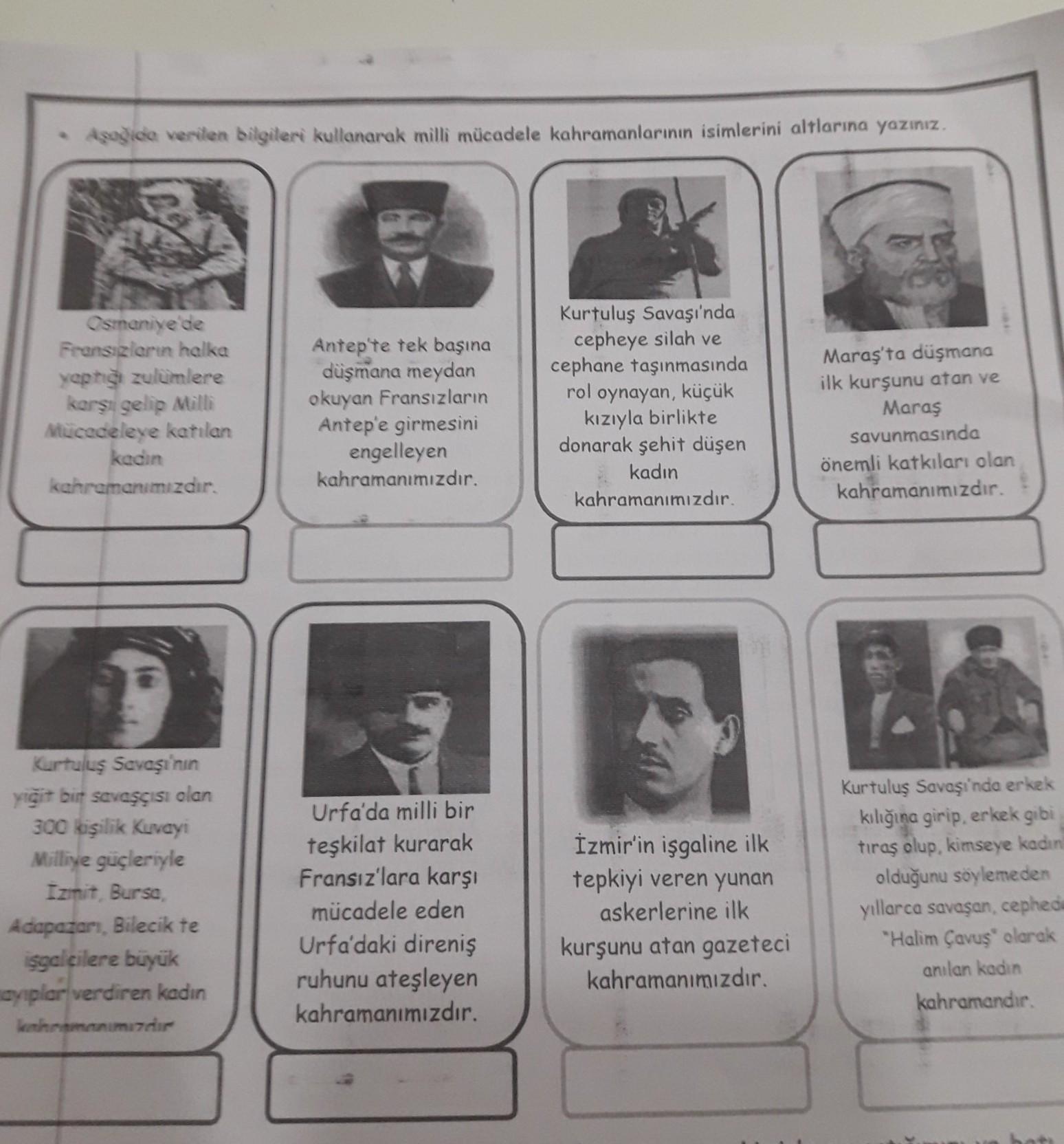 Kurtuluş Savaşı Ödev