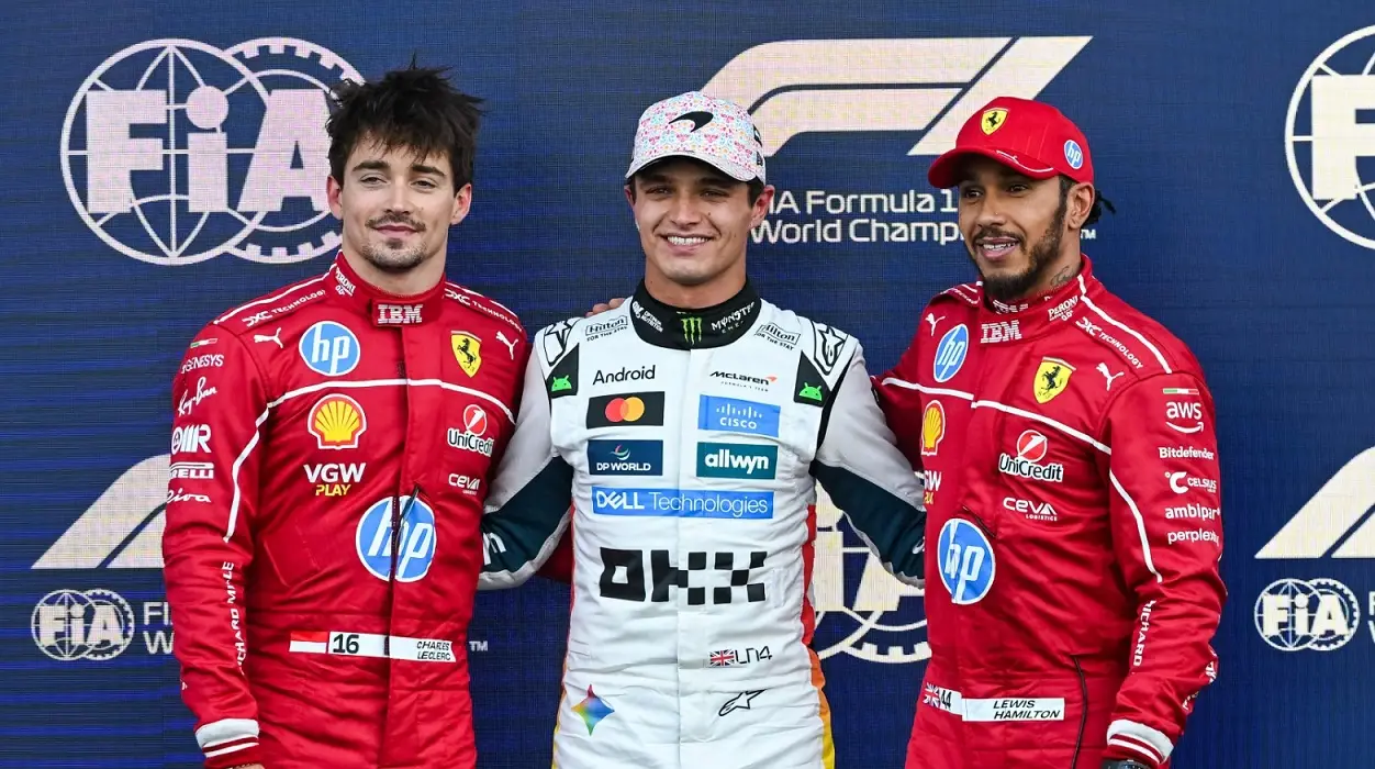 Lando Norris Mclaren Meksika Gp Pole F1 Leclerc Hamilton