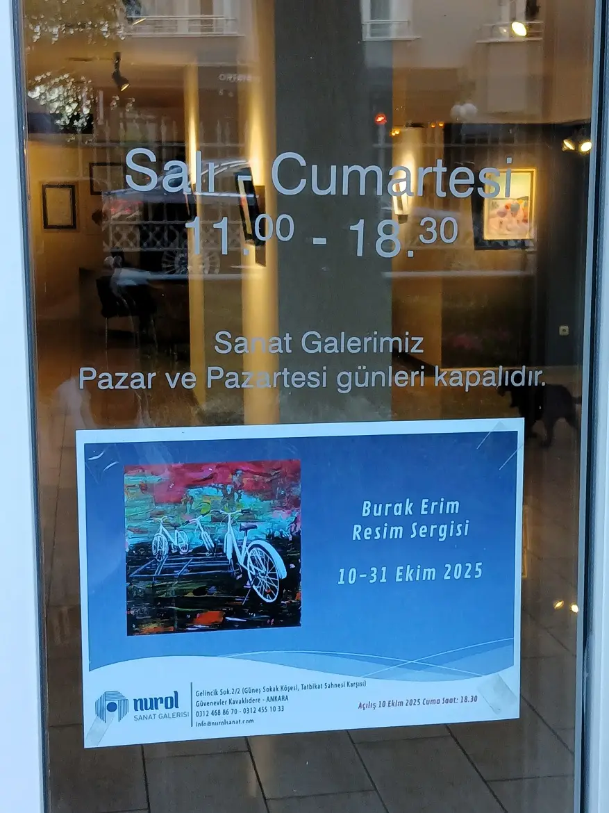 Nurol Sanat Galerisi, Burak Erim Bisikletler Resim Sergisi’ (1)